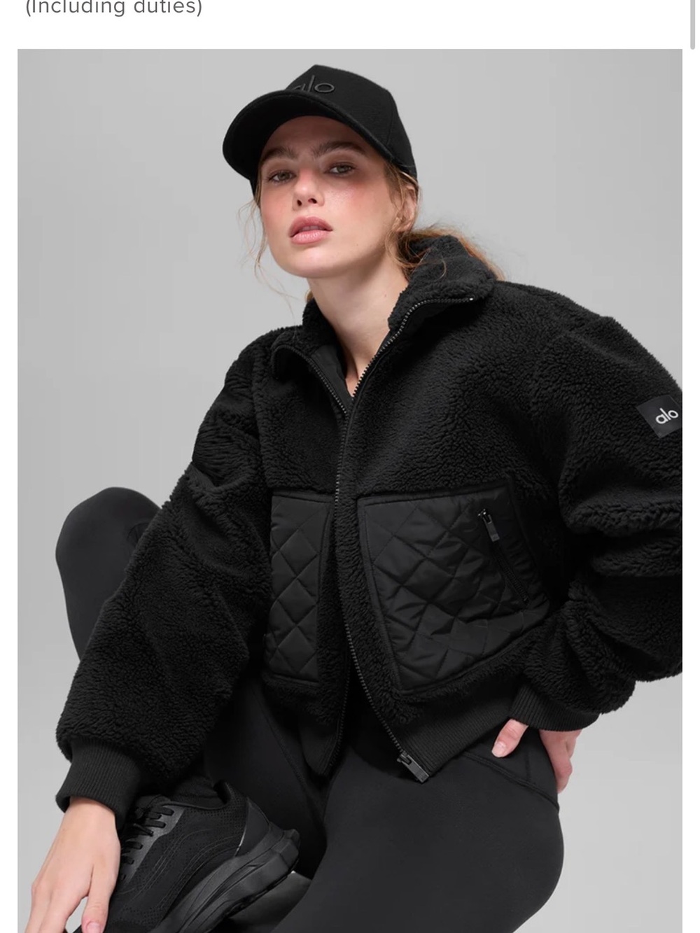 BNWT - ALO Yoga Sherpa Edge Bomber